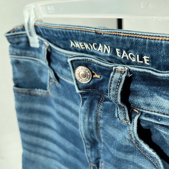 HIGH RISE JEGGING - Blue Skinny Jeans (Ripped) - Picture 1 of 4